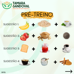 Dica Pr E P S Treino O Que Comer Clinica Tamara Sandoval