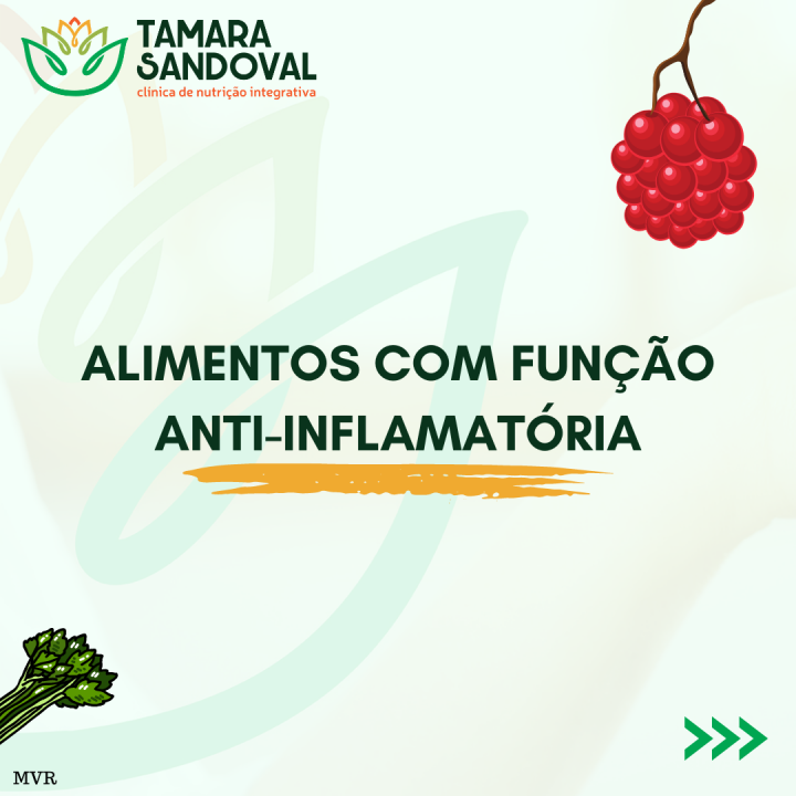 Dica Alimentos Com Fun O Anti Inflamat Ria Clinica Tamara Sandoval